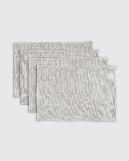 Organic Cotton Gauze Placemats - One Size / Chocolate