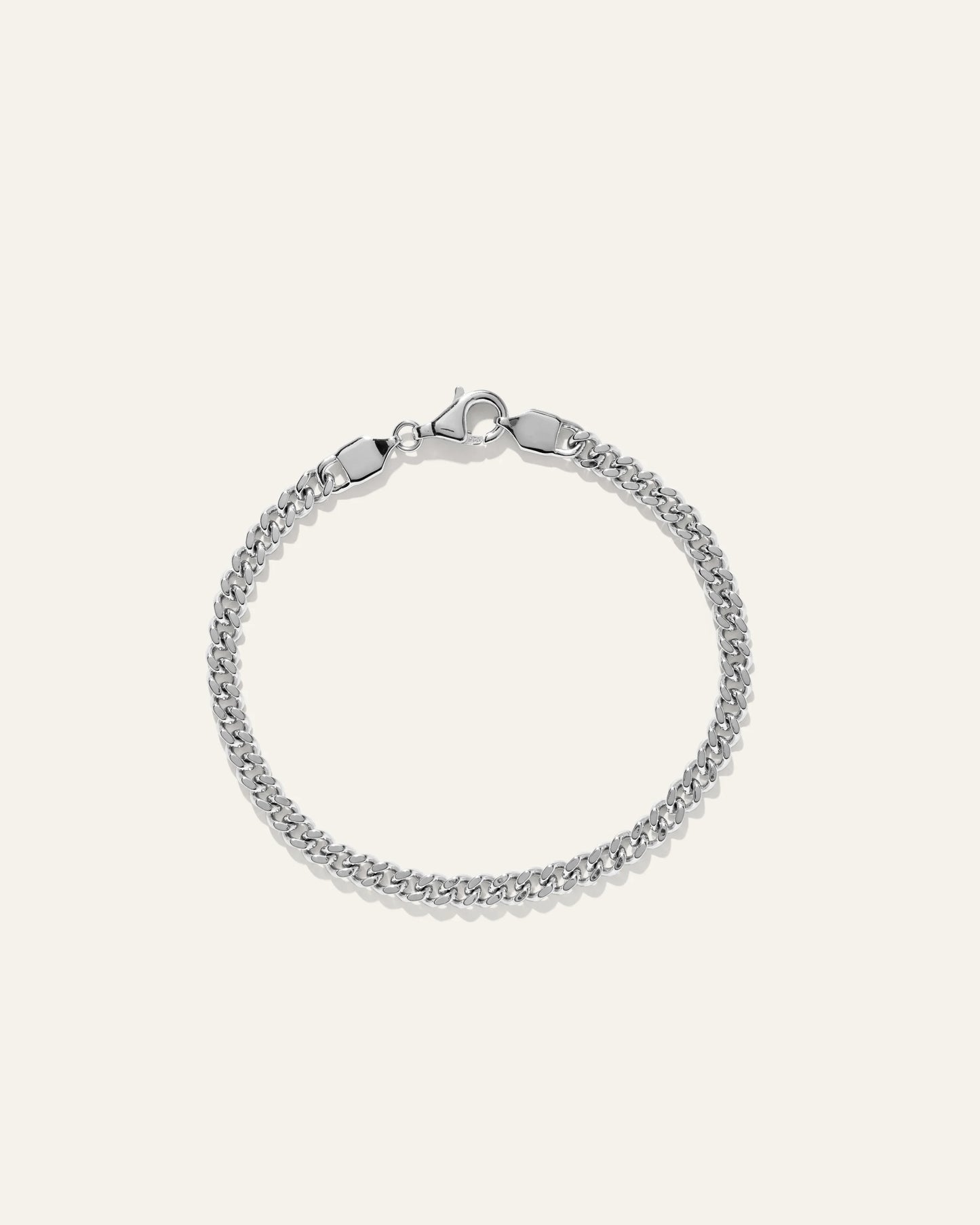 Cuban Curb Chain Bracelet - 7.5" / Gold Vermeil