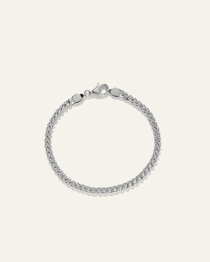 Cuban Curb Chain Bracelet - 7.5" / Gold Vermeil