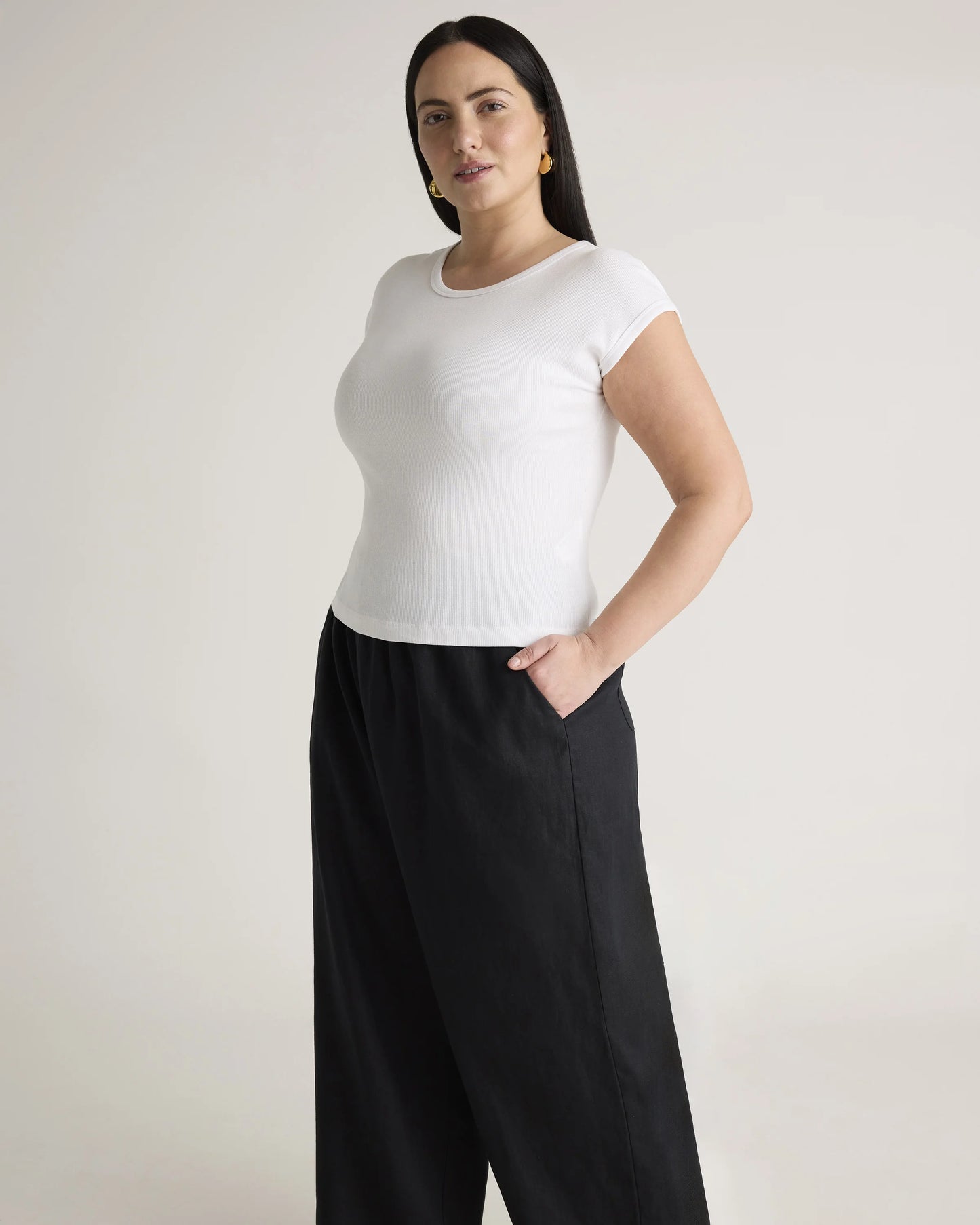 100% European Linen Pants - 1X / Bayberry Olive