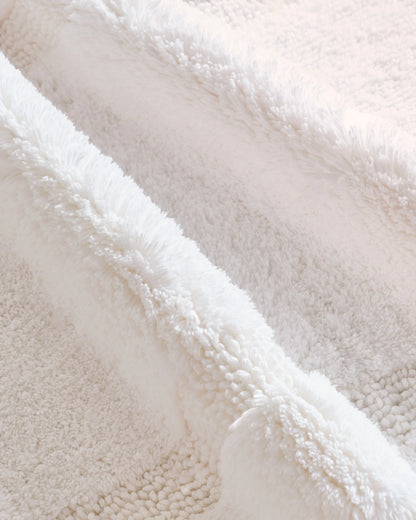 Turkish Cotton Non-Slip Bath Rug - 21"x34" / White