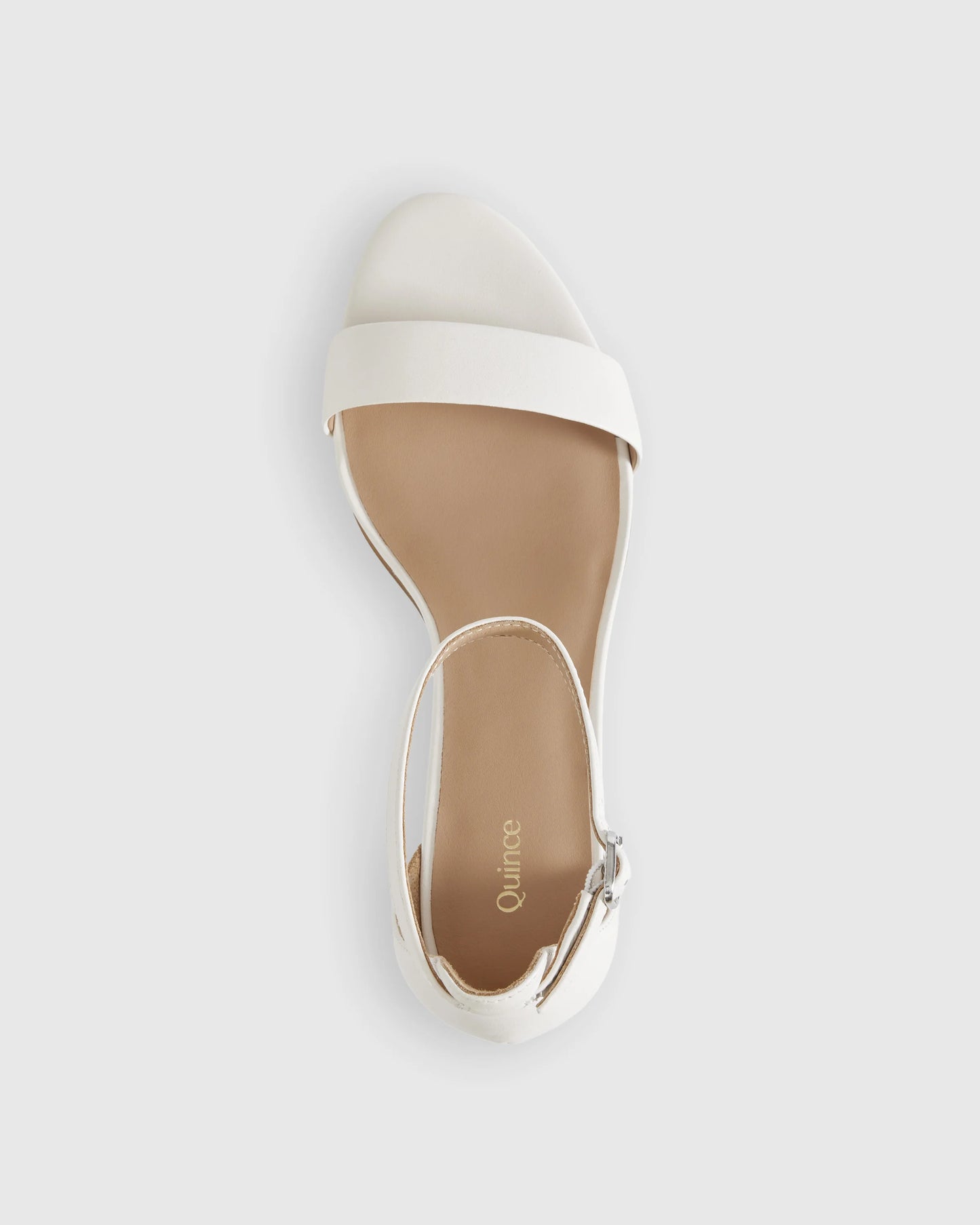 Italian Leather 65mm Block Heel - 5 / Cashew