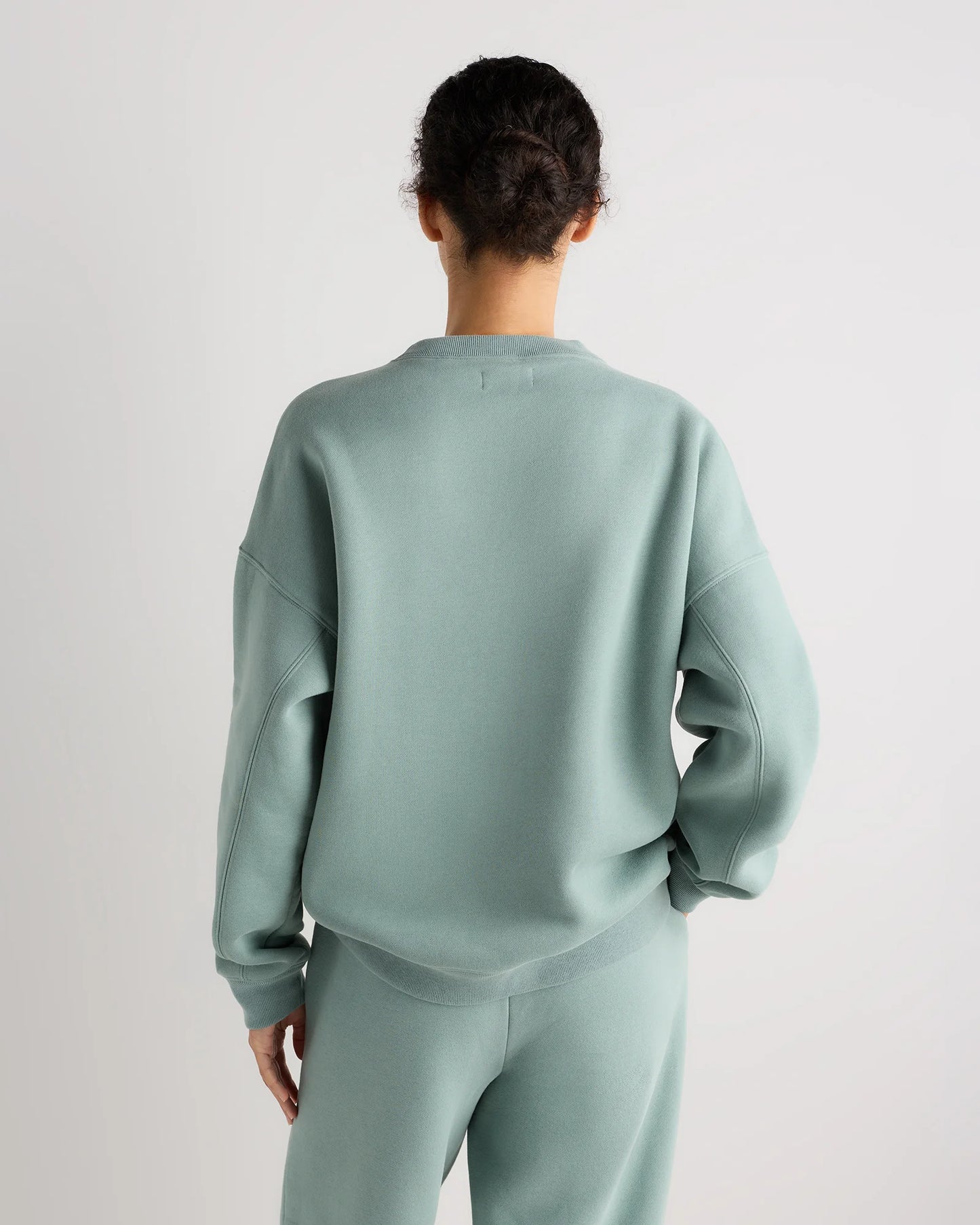 Everyday Fleece Crew - XS / Coastal Sage