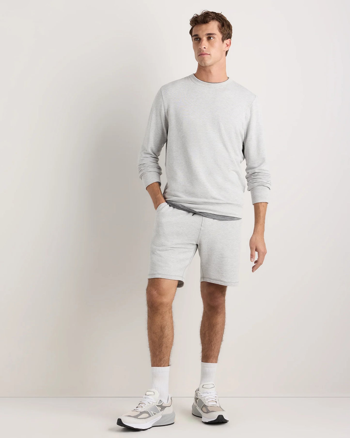 Supersoft Fleece Crew - XS / Heather Oatmeal