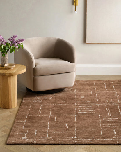 Carson Wool Rug - 3' x 5' / Brown