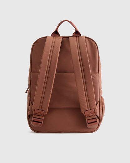 Water Repellent Puff Commuter Backpack - One Size / Black