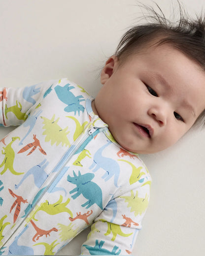 Bamboo One Piece Pajama - 0-3M / Wildflower Dreams