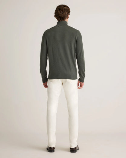 Mongolian Cashmere Turtleneck Sweater - S / Black