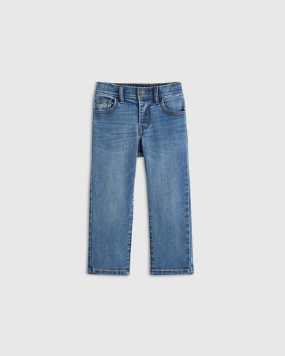 Boys Stretch Straight Jeans - 2T / Dark Wash