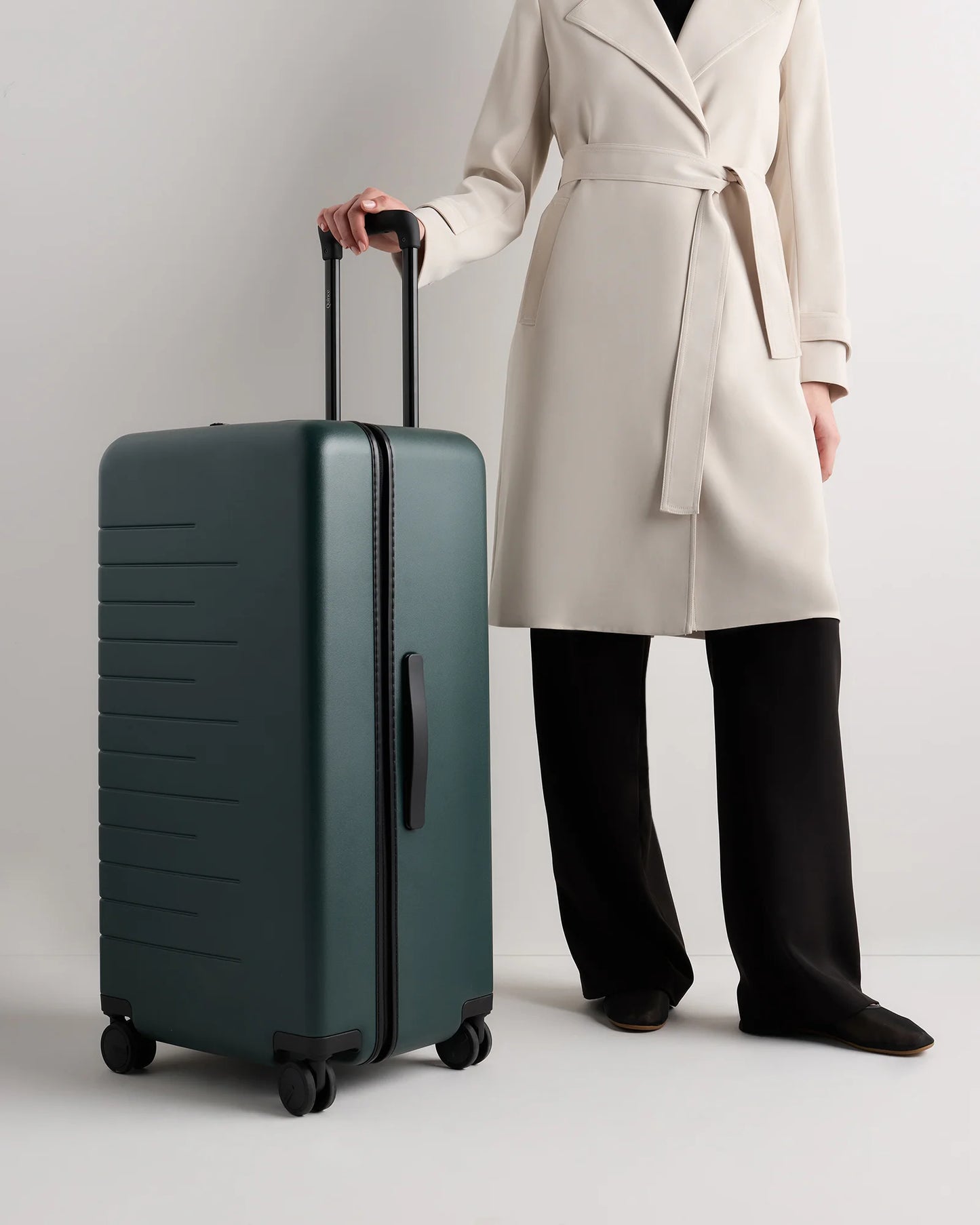 Trunk Check-In Suitcase - One Size / Black