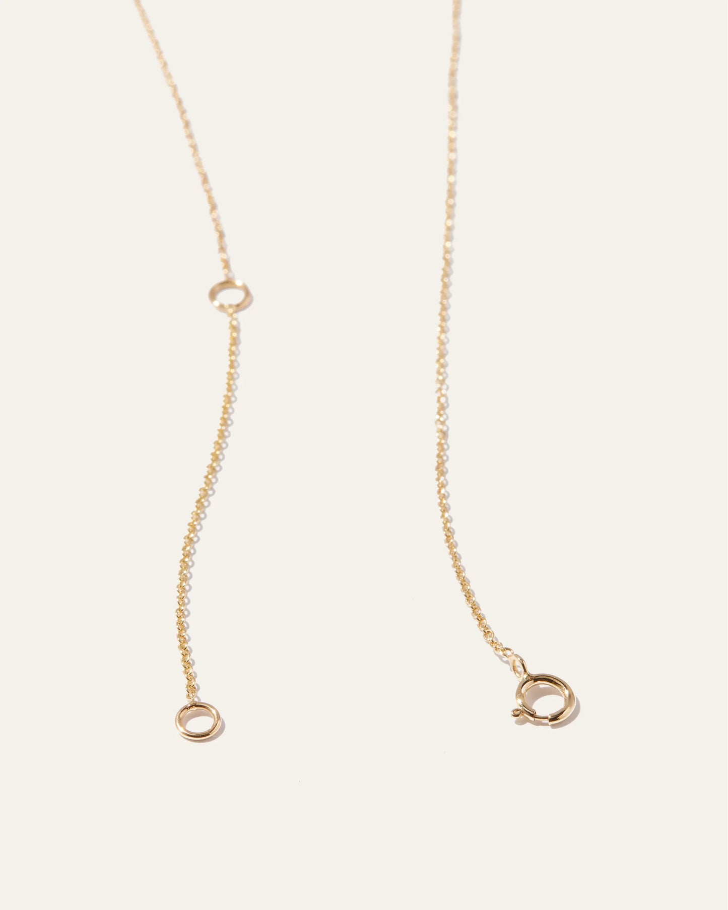 14K Gold Diamond Petite Bar Necklace - One Size / Yellow Gold
