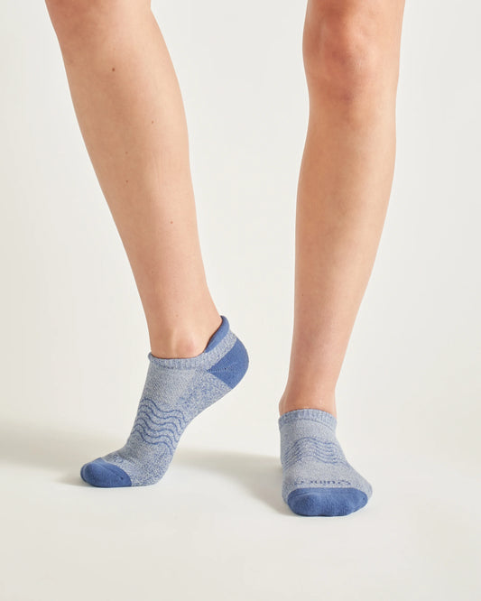 Everyday Cotton Colorblock Marl Ankle Socks (4-pack) - S / Pink/Blue/Purple Mix