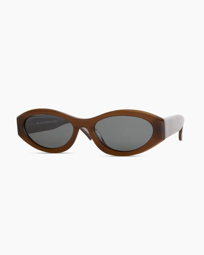 Milan Polarized Acetate Sunglasses - One Size / Black with Grey lens