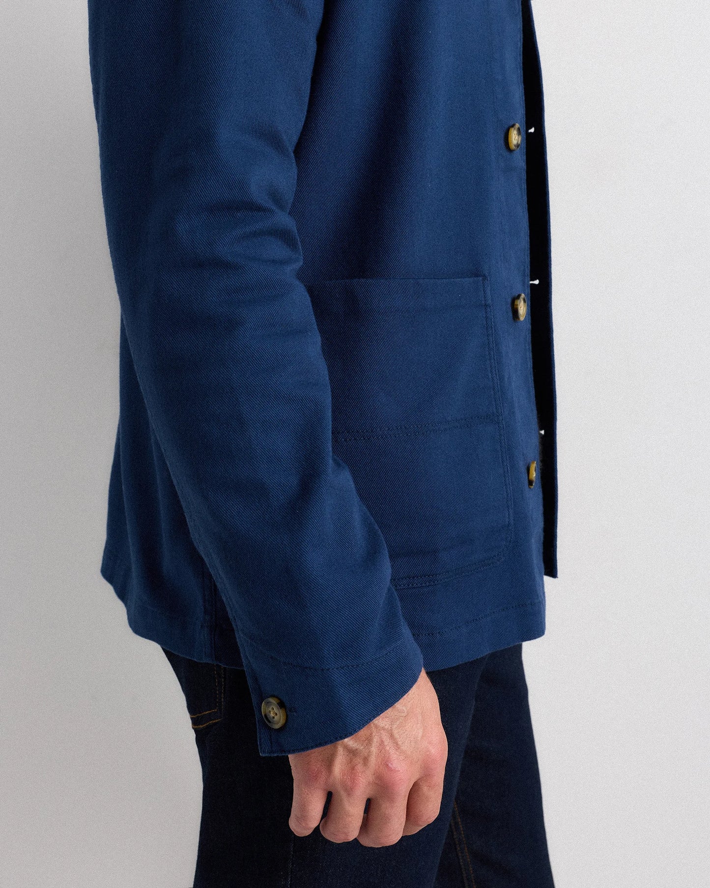 Organic Comfort Stretch Chore Jacket - XS / Vanilla