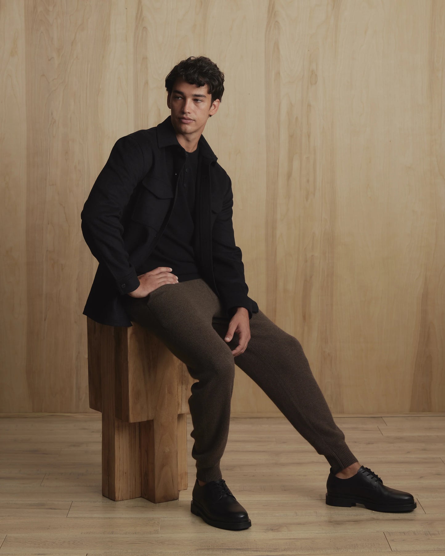 Italian Wool Overshirt - XXXL / Black