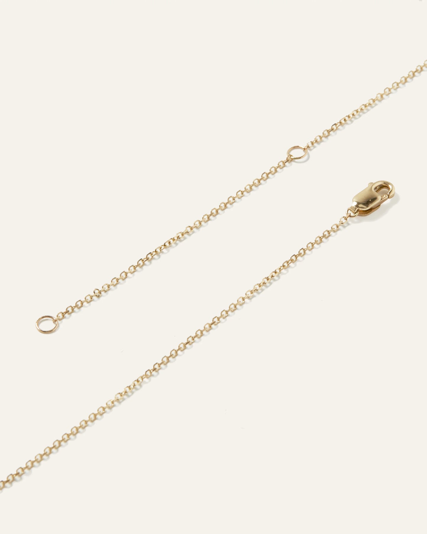14k Gold Natural Diamond Solitaire Necklace - One Size / Yellow Gold
