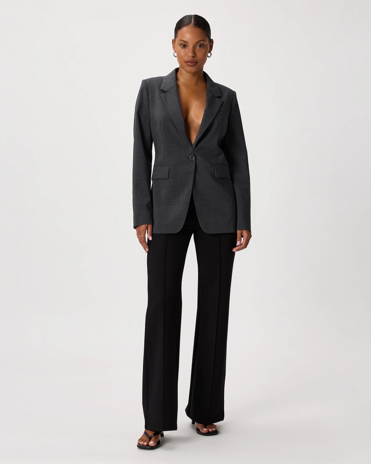 Italian Wool Long Blazer - XS / Sahara Camel