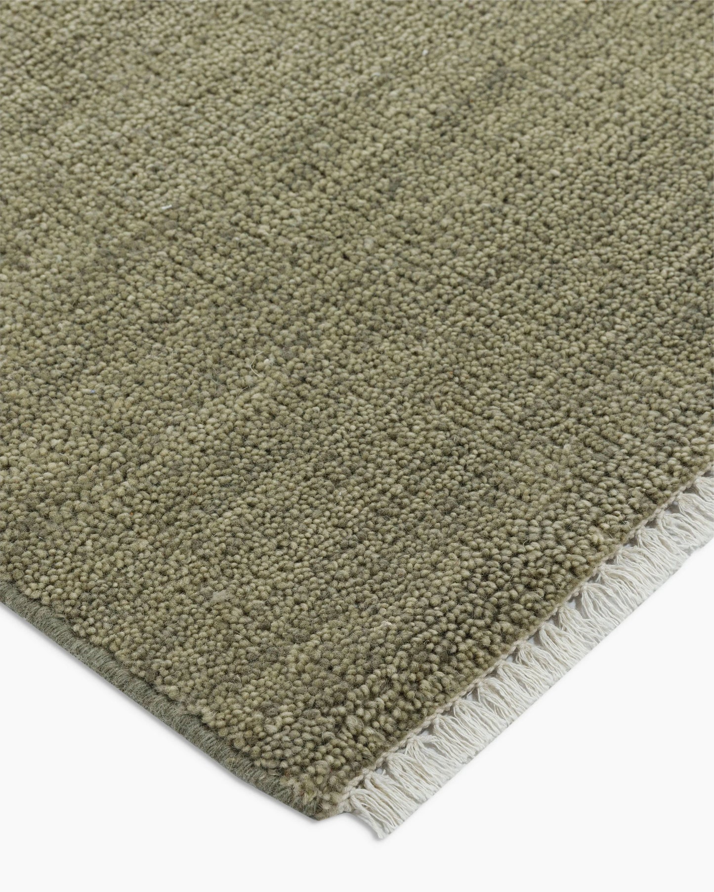 Lee Hand-Knotted Wool Rug - 5' x 8' / Oat