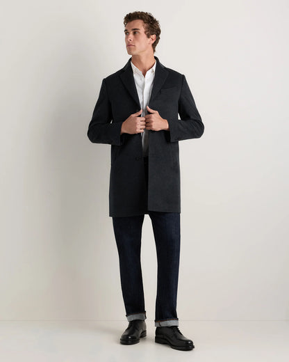 100% Mongolian Cashmere Car Coat - S / Camel