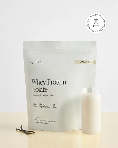 Grass-Fed Whey Protein Isolate - 30 Servings / Vanilla Bean