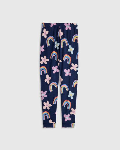 Bamboo Long Sleeve and Pant Pajama Set - 2T / Wildflower Dreams