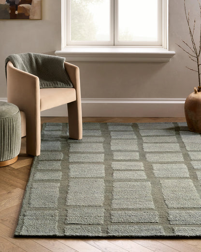 Benton Wool Rug - 3' x 5' / Green