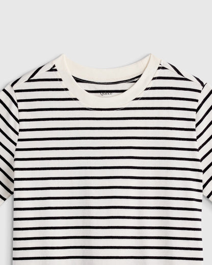 100% Organic Cotton Jersey Short Sleeve Tee - 2T / Dino Sketch