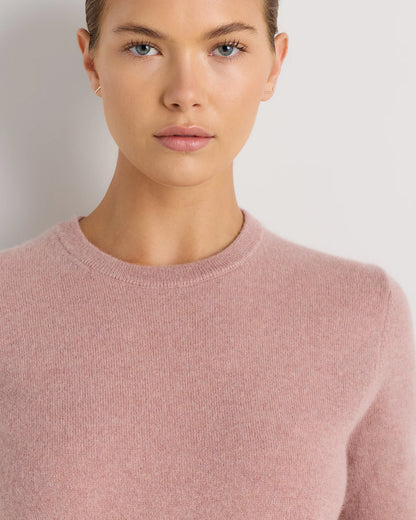 Mongolian Cashmere Crewneck Sweater - XS / Ivory
