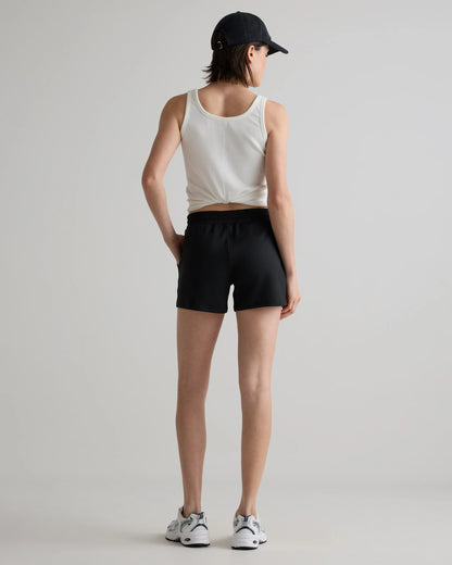 Flowknit Mid-Rise Shorts - XS / Heather Deep Navy
