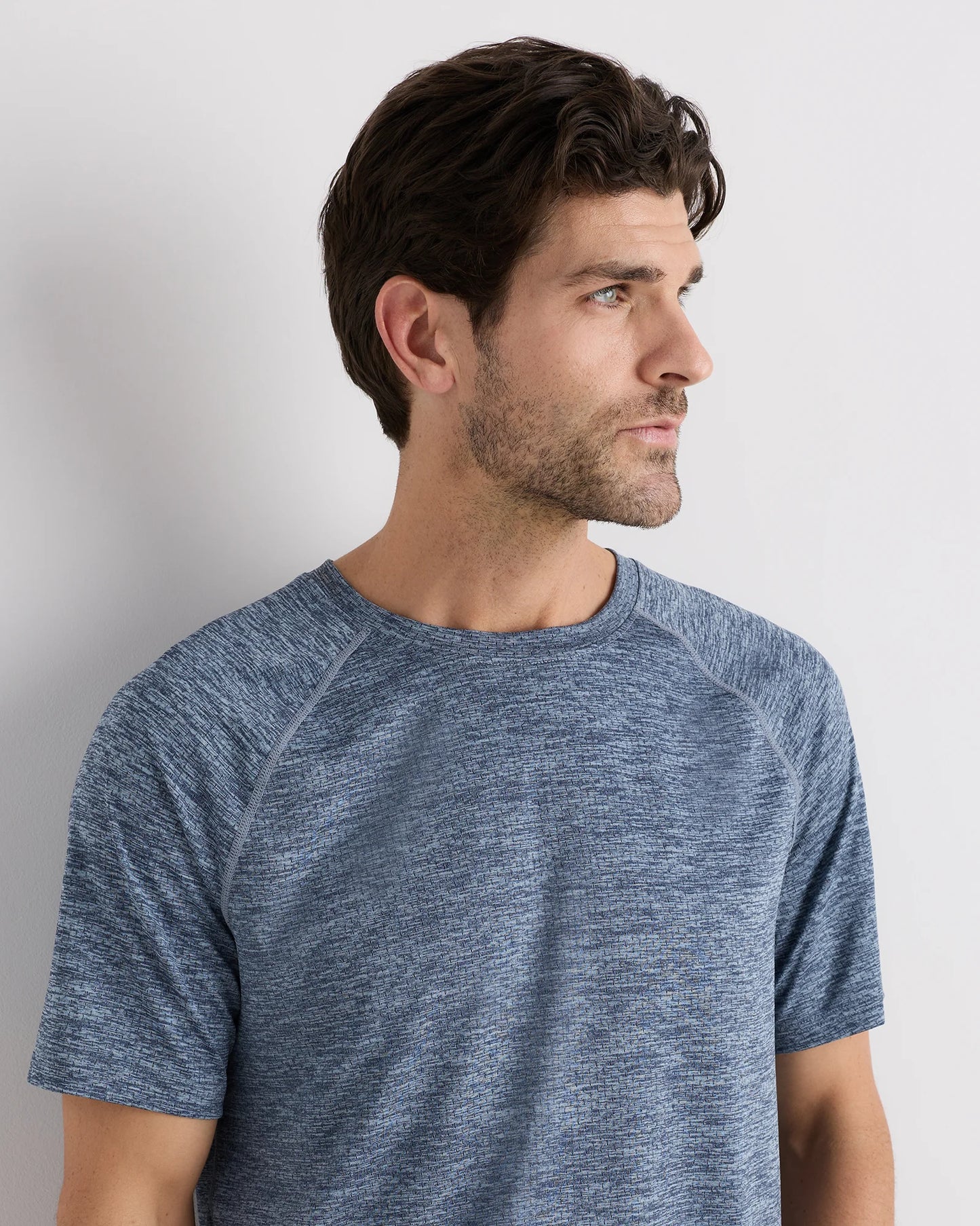 Mesh Performance Training Tee - S / Heather Grey