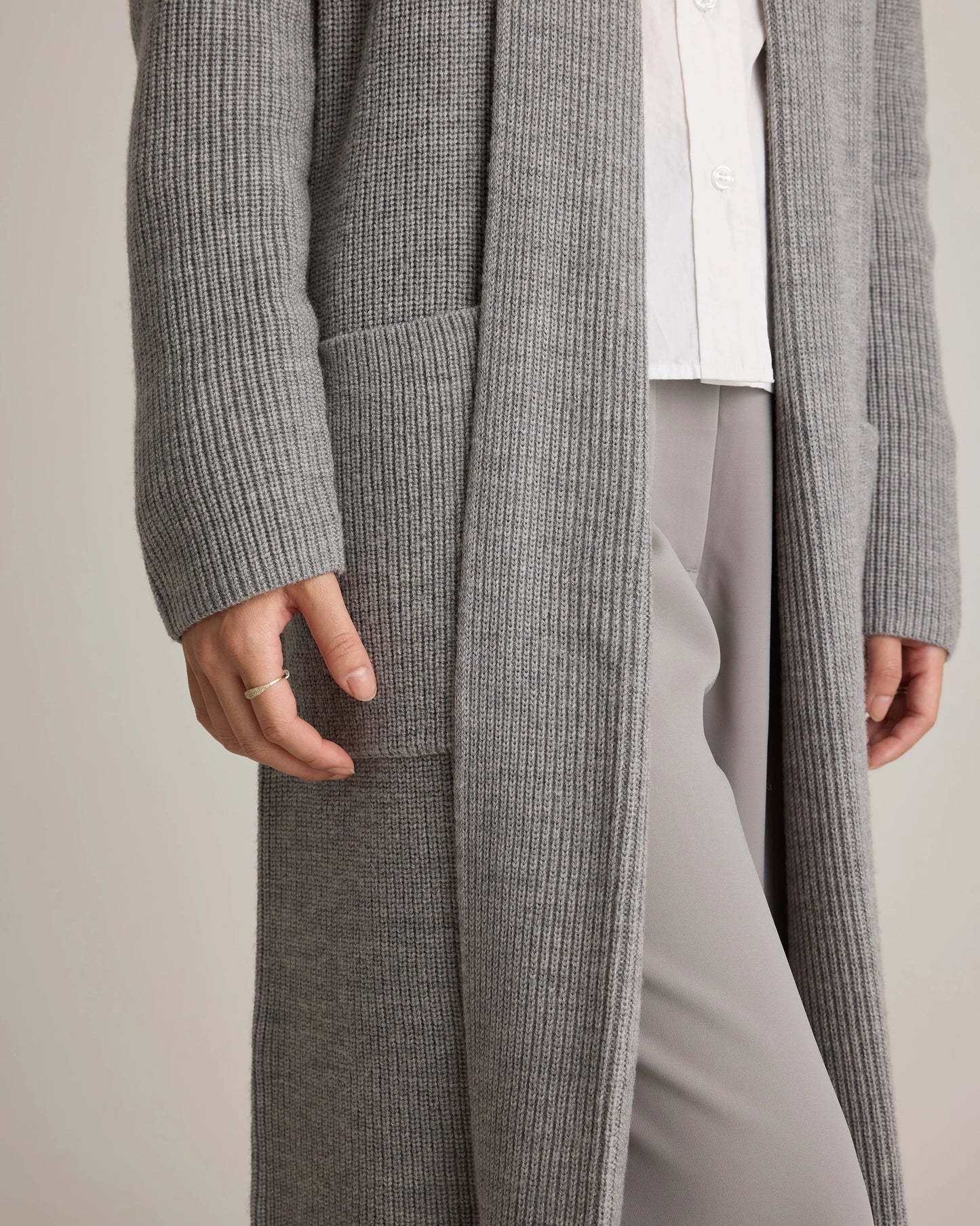 Australian Merino Wool Duster Cardigan - XS / Malted Toffee