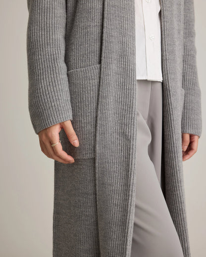 Australian Merino Wool Duster Cardigan - XS / Malted Toffee