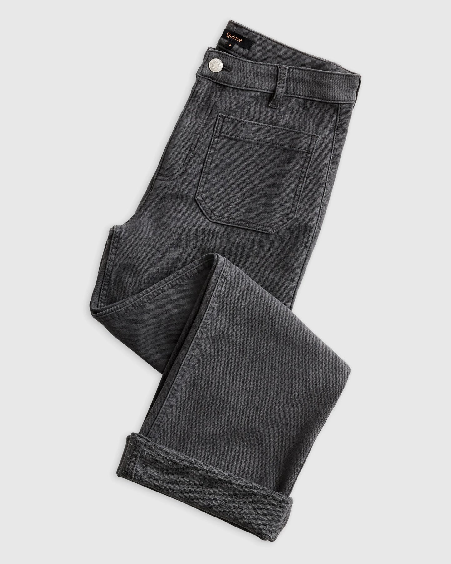 French Terry Wide Leg Pants - 0 / Bayberry Olive