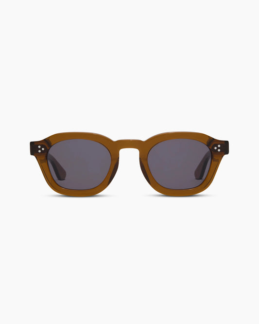 Maldives Polarized Acetate Sunglasses - One Size / Clear Spice with Grey lens