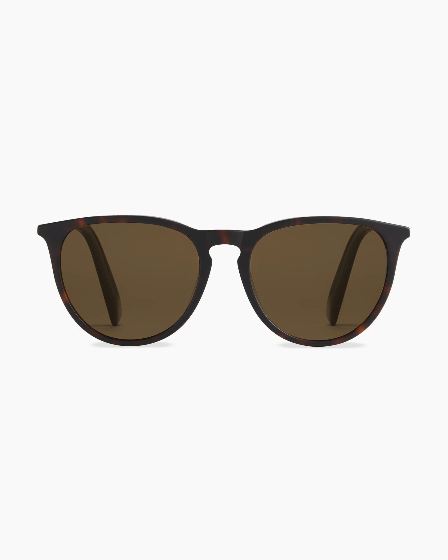Emily Polarized Acetate Sunglasses - One Size / Tortoise with Brown lens