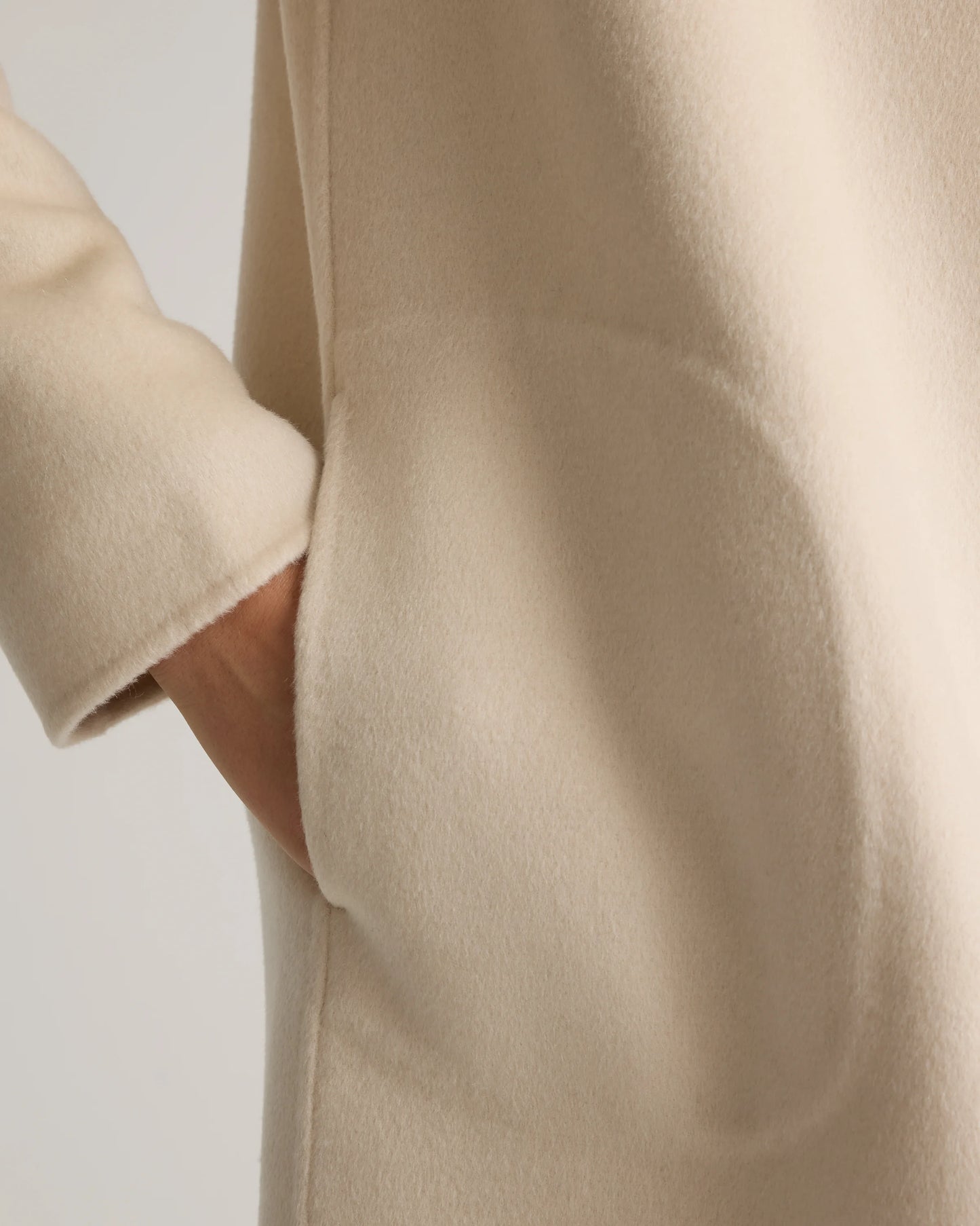 100% Mongolian Cashmere Double-Faced Open Blazer - XS / Camel