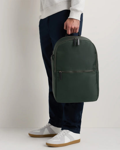Voyage Nylon Slim Travel Backpack - One Size / Dark Green