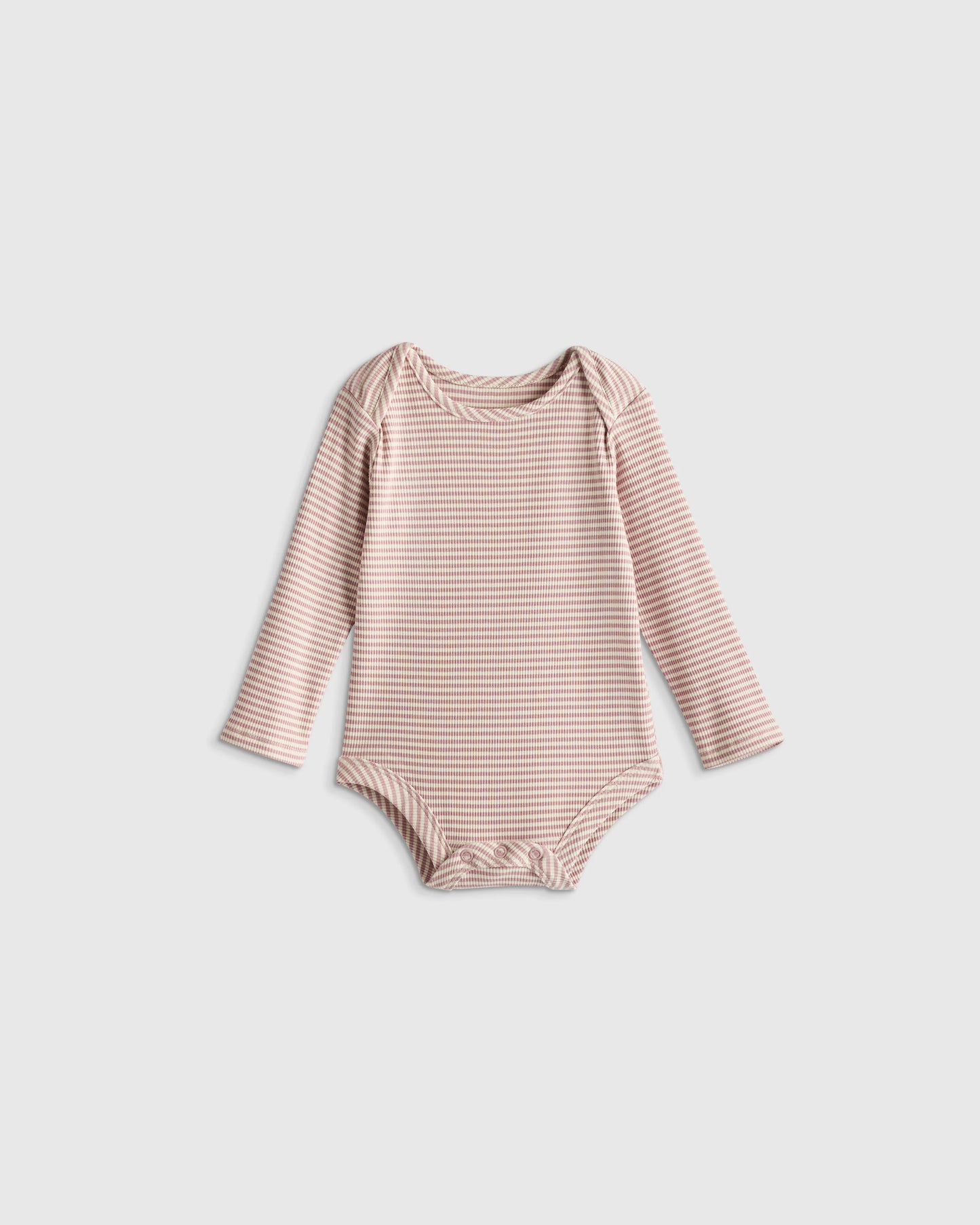 Softest Rib Long Sleeve Bodysuit - 0-3M / Violet Mist