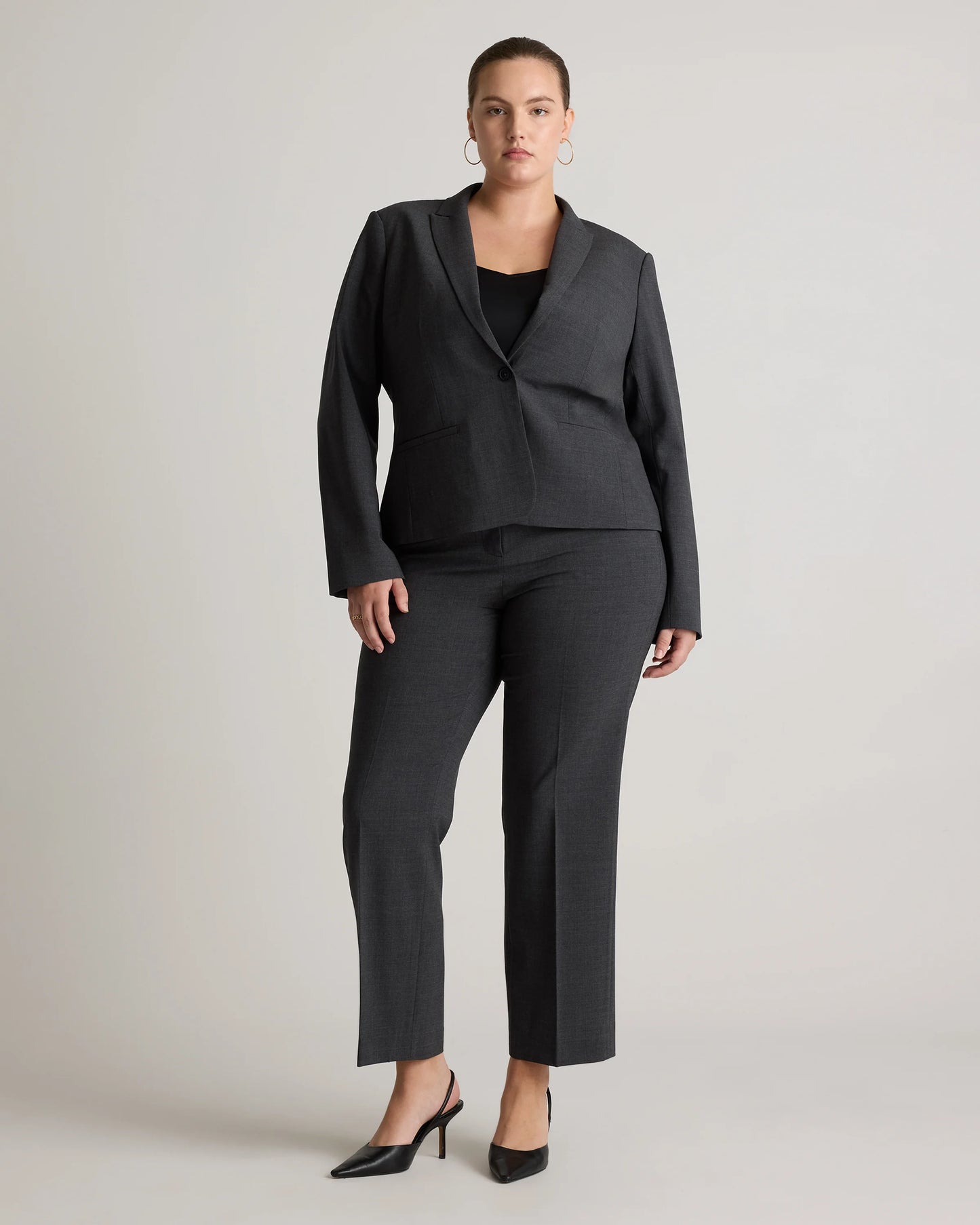 Italian Wool Tailored Blazer - XS / Navy