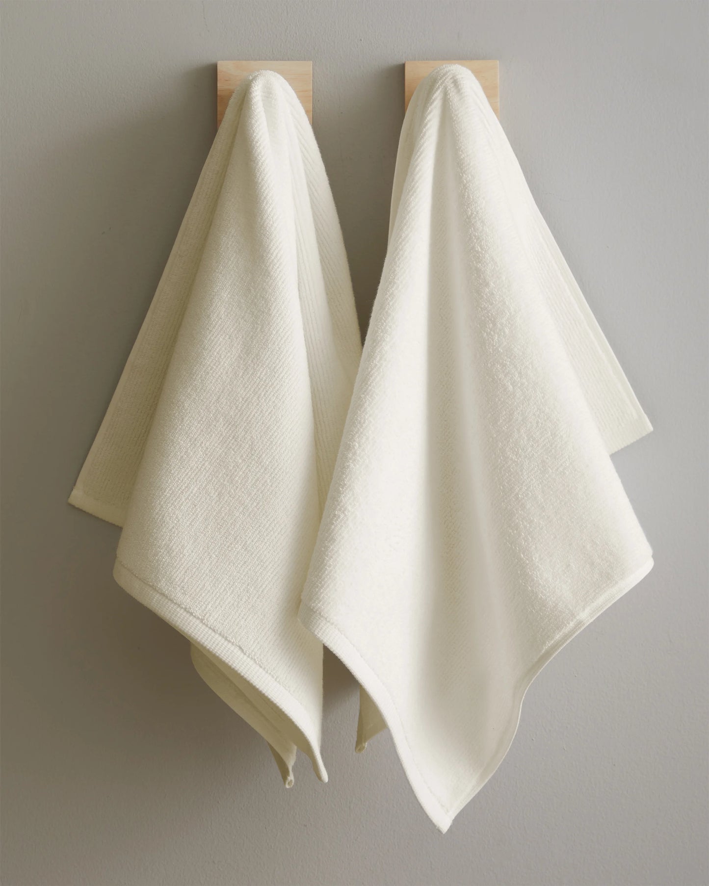 Turkish Ribbed Quick Dry Bath Sheet Bundle - One Size / Mineral