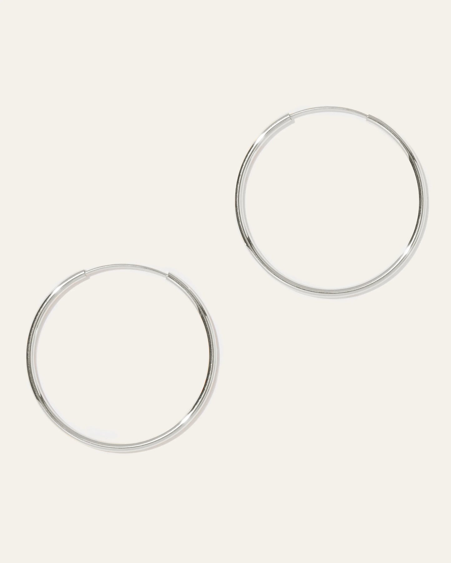 14K Gold Everyday Hoops - One Size / Yellow Gold