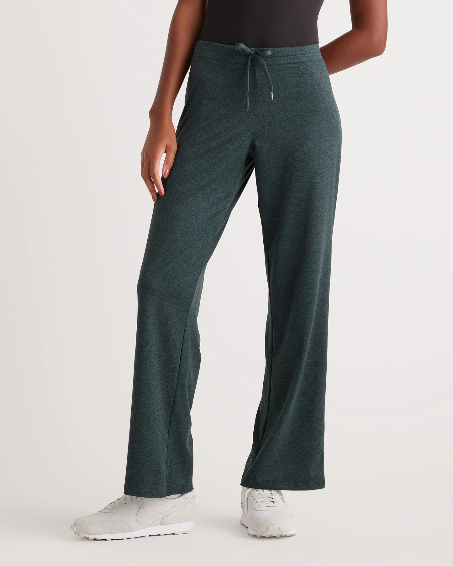 Flowknit Wide Leg Pants - XS / Black