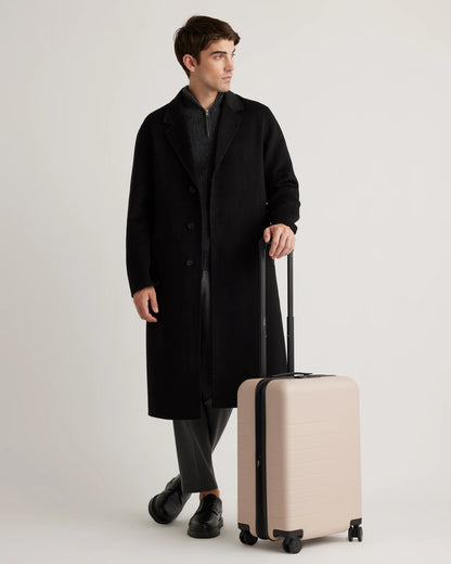Expandable Carry-On Suitcase - One Size / Dark Green