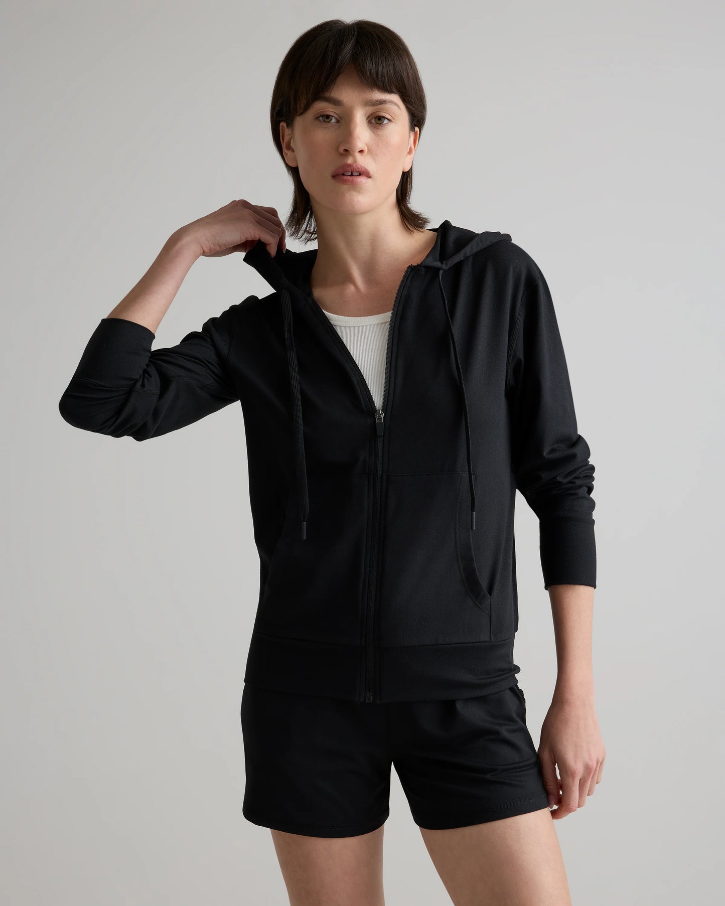 Flowknit Full-Zip Hoodie - XS / Heather Deep Navy