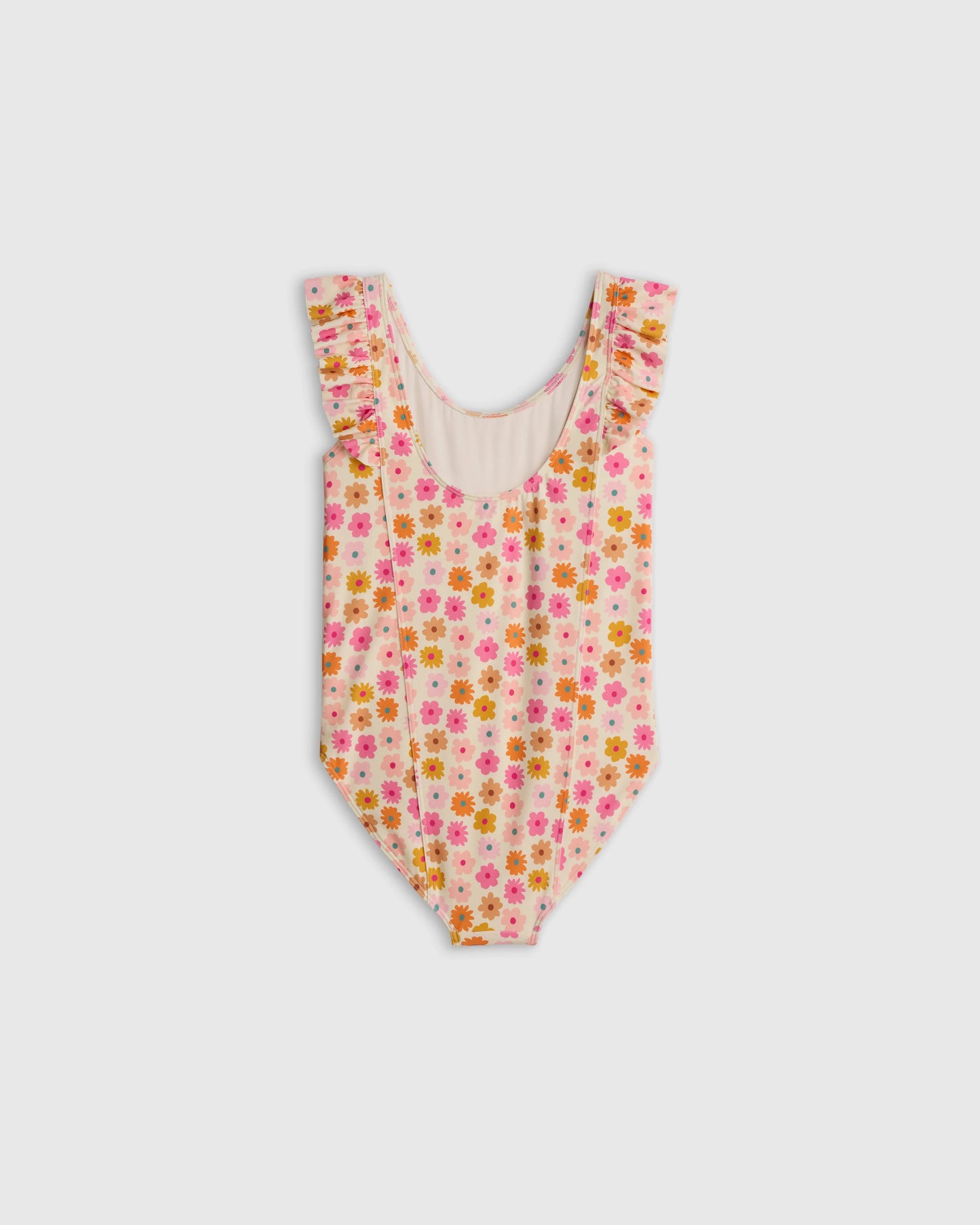 Ruffle One Piece Swimsuit - 6 / Soft Ditsy Floral
