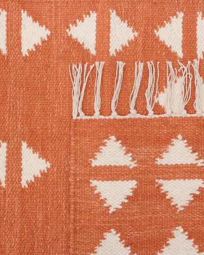 Shay Wool Kilim Rug - 3' x 5' / Brick