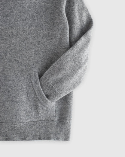 Washable Cashmere Hoodie - 9-12M / Oatmeal