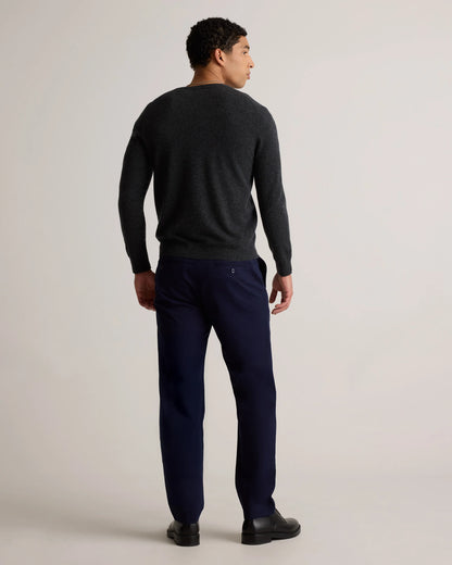 Mongolian Cashmere Cardigan Sweater - S / True Navy