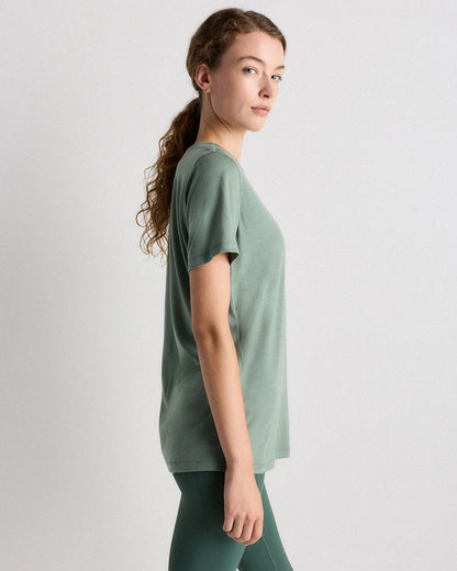 100% Merino Wool All-Season Base Layer Tee - XS / Sea Spray Green