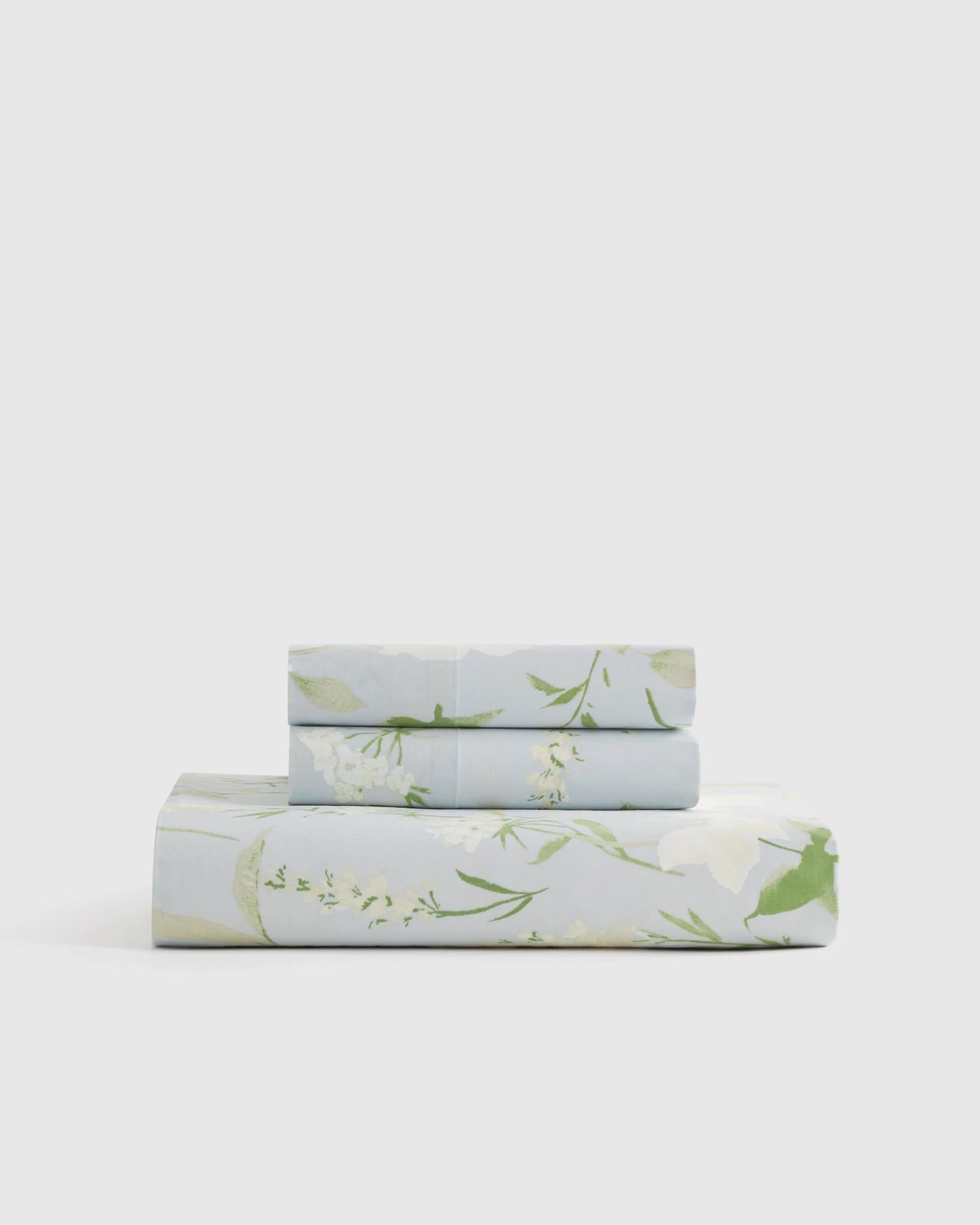 Organic Crisp Percale Fitted Sheet Set - Twin / Espresso
